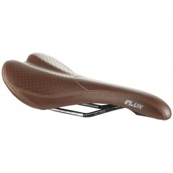 Madison FLUX XC / Road MTB Brown Cromo Rails Bike Saddle 