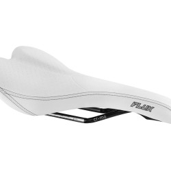 Madison FLUX XC / Road MTB White Cromo Rails Bike Saddle 