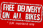 free delivery on all bikes